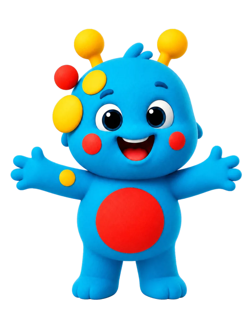 Mascote da Leiamos — Famílias e Cuidadores